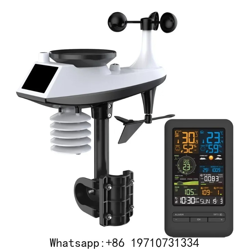 WiFi Smart Weather Station Sma - Smart Home Monitor ulasan dan harga