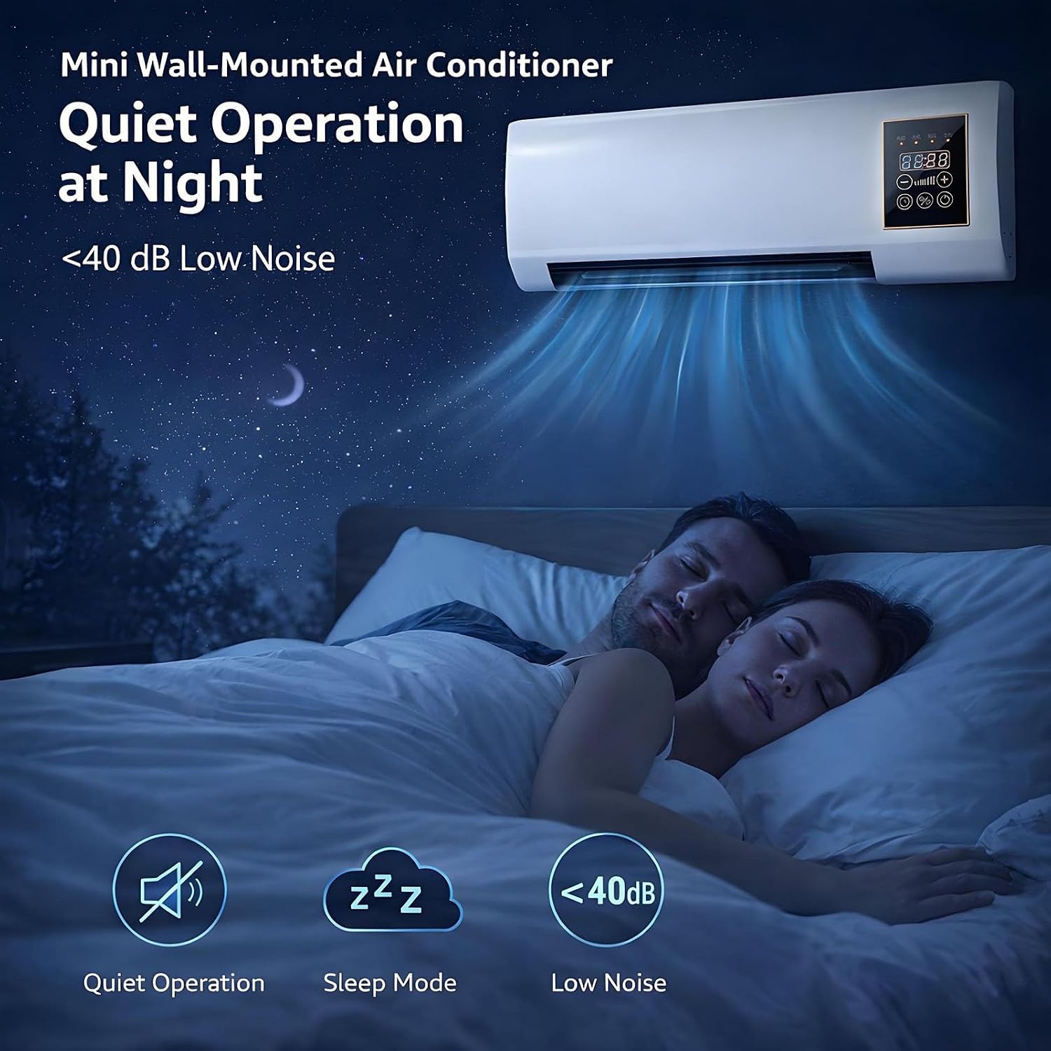 Portable Wall-Mounted Air Cond - Smart Bathroom Fan ulasan dan harga