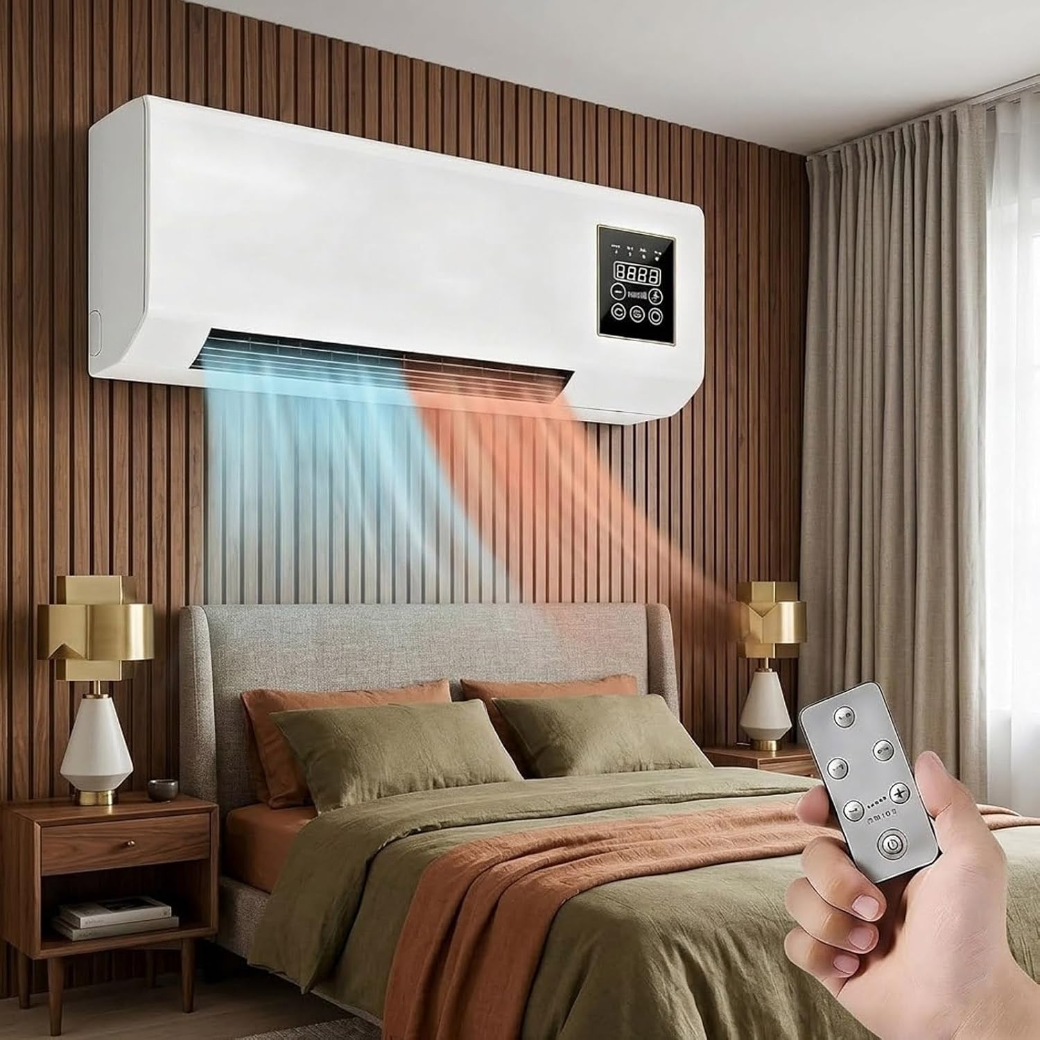 Wall Mounted Air Conditioner F - Smart Bathroom Fan ulasan dan harga