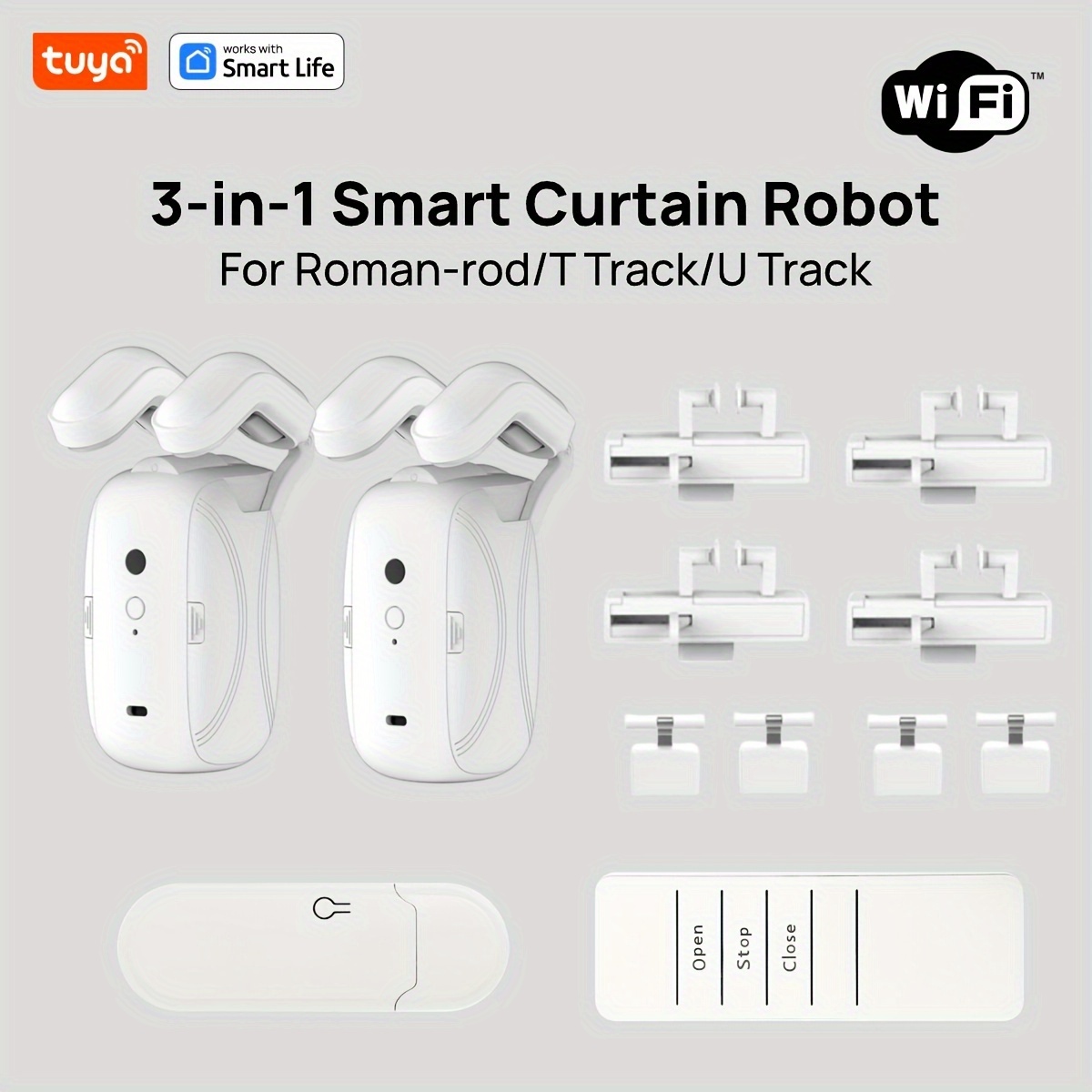 1/2PCS Tuya Smart WiFi Curtain - Smart Home Registration ulasan dan harga