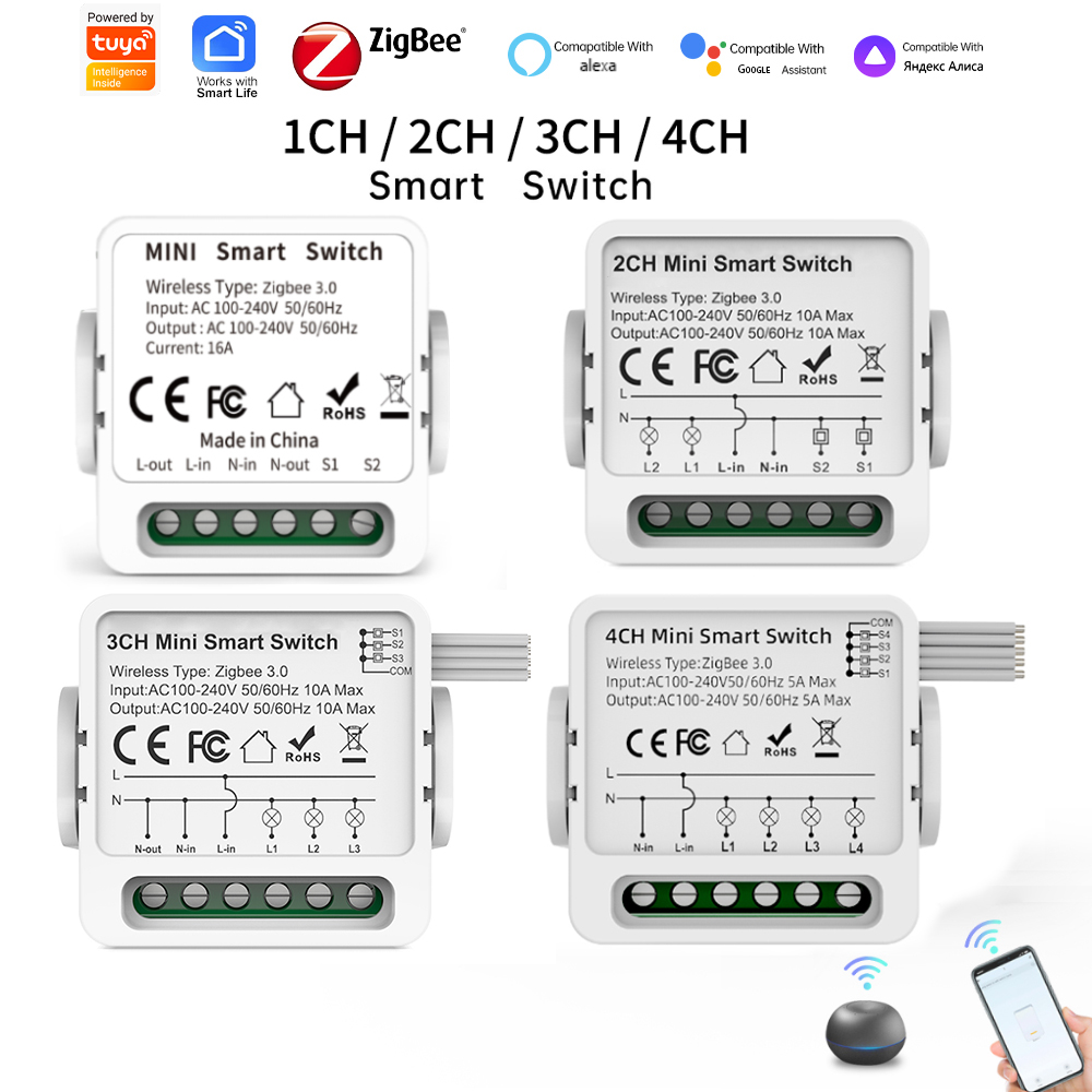 Tuya Zigbee 3.0 Smart Switch 1 - Smart Home Miniature ulasan dan harga