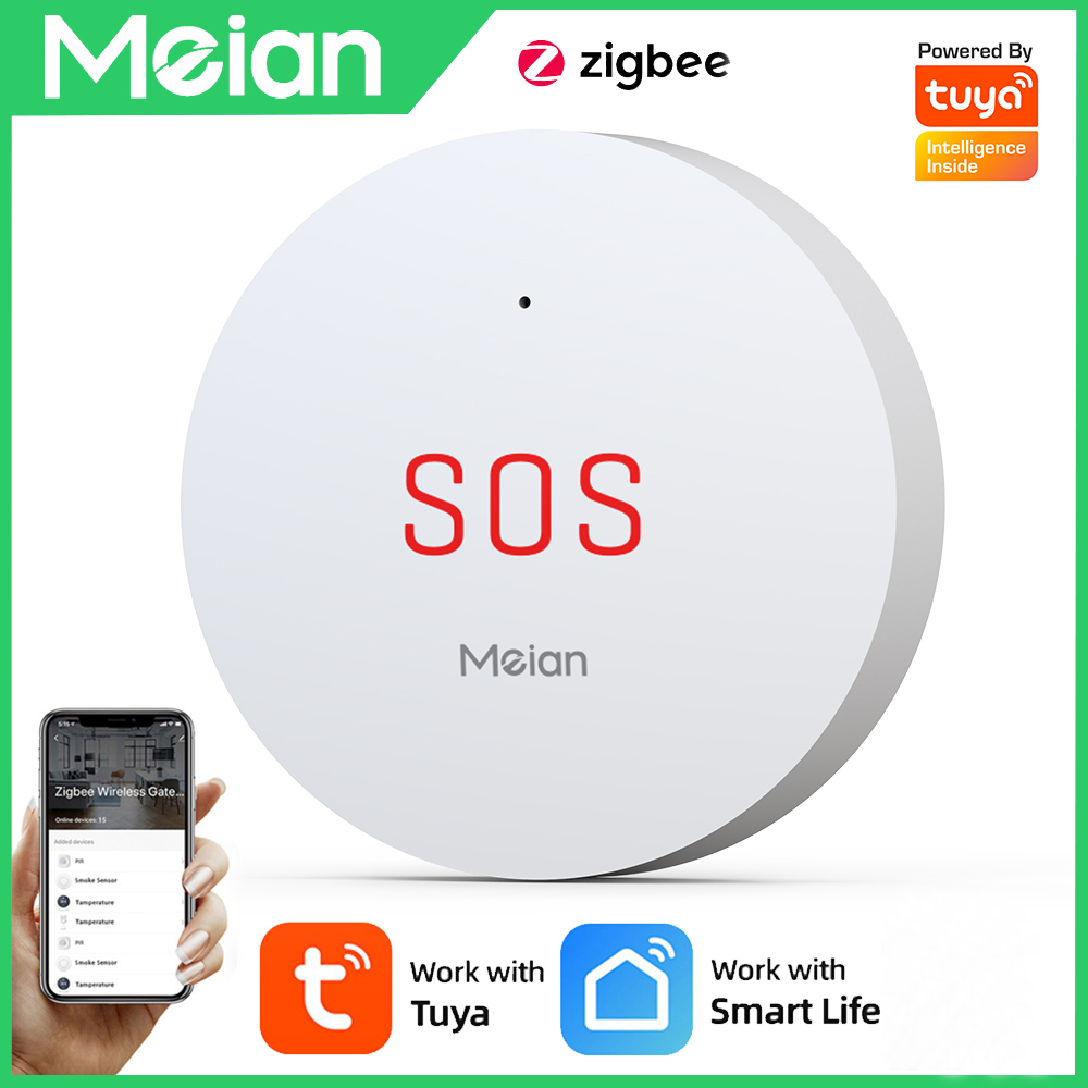 Meian Zigbee Tuya SOS Emergenc - Smart Home Registration ulasan dan harga