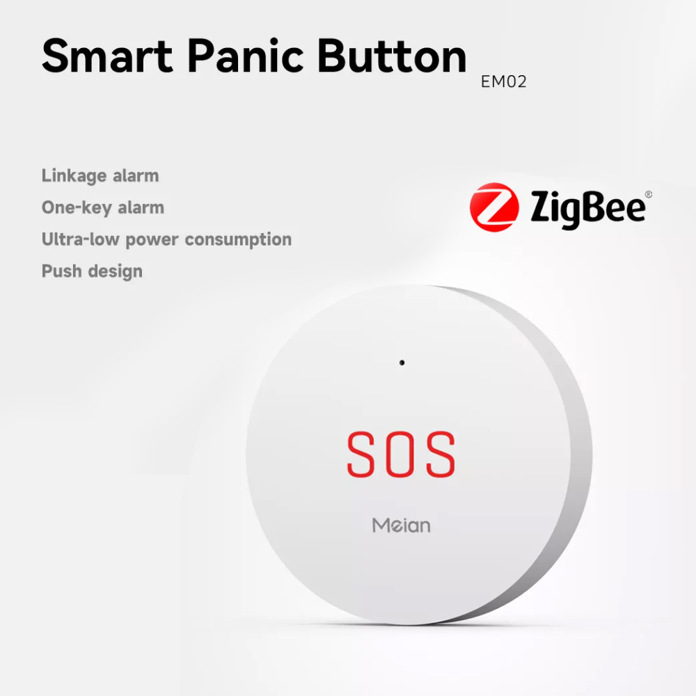 Meian Zigbee Tuya SOS Emergenc - Smart Home Registration ulasan dan harga