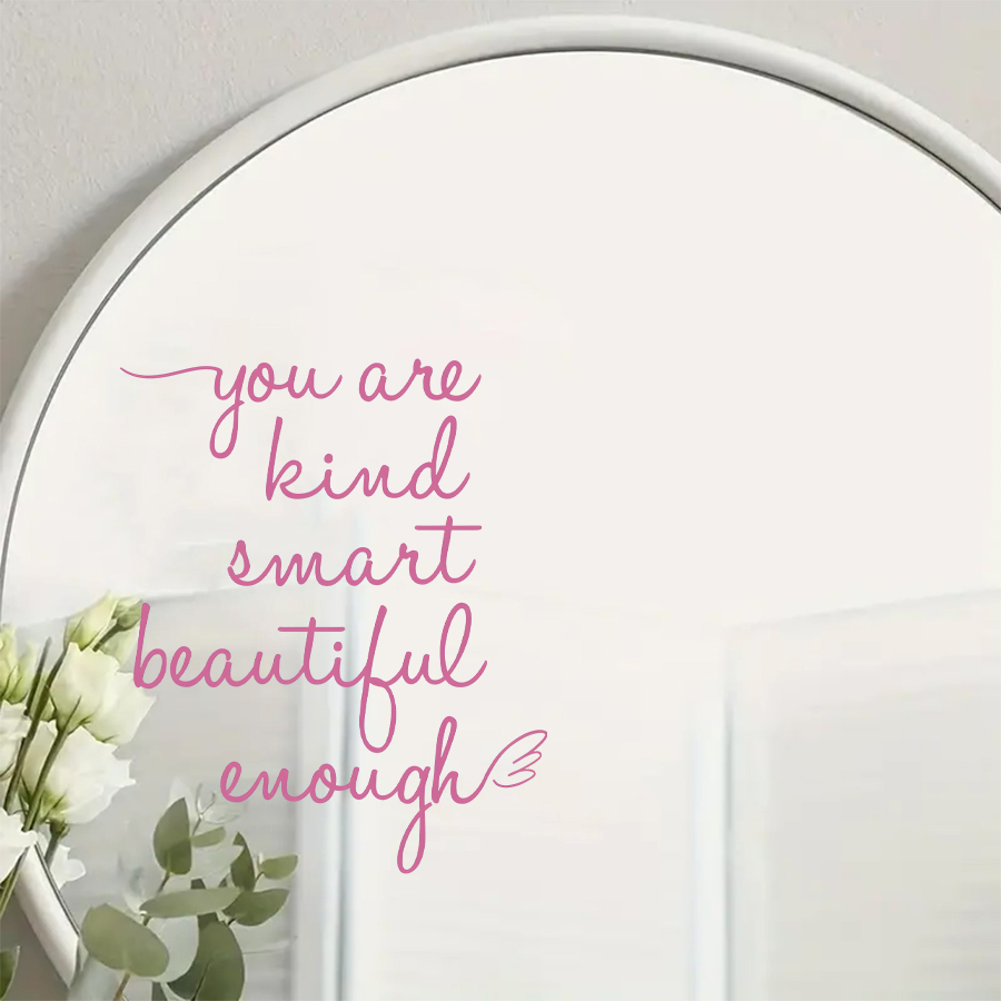 Inspirational Quote Mirror Dec - Smart Home Quotes ulasan dan harga