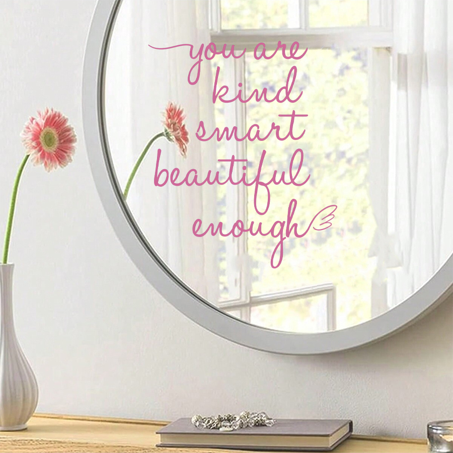Inspirational Quote Mirror Dec - Smart Home Quotes ulasan dan harga