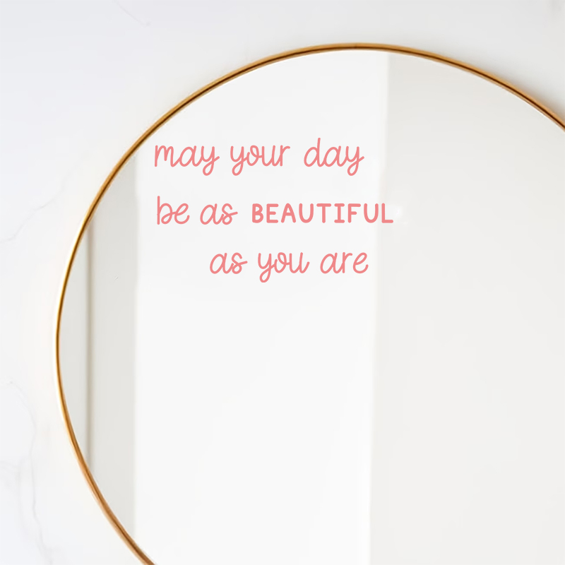 Inspirational Quote Mirror Dec - Smart Home Quotes ulasan dan harga