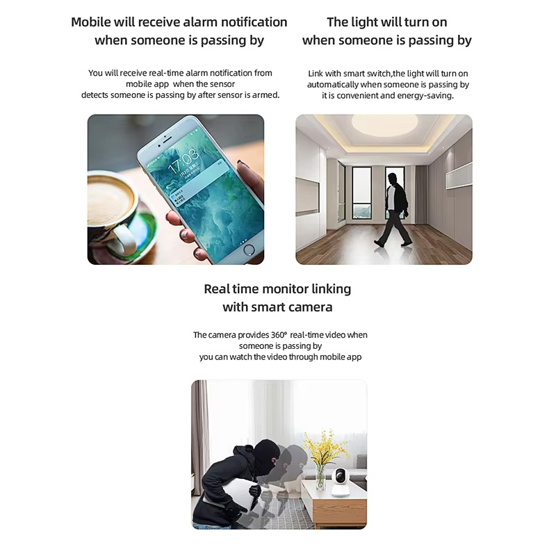 Smart PIR Motion Sensor WiFi Z - Smart Home Tools ulasan dan harga