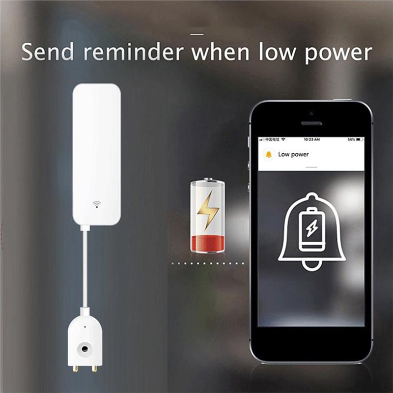 SOFT-Tuya WIFI Smart Water Lea - Wifi Water Sensor ulasan dan harga