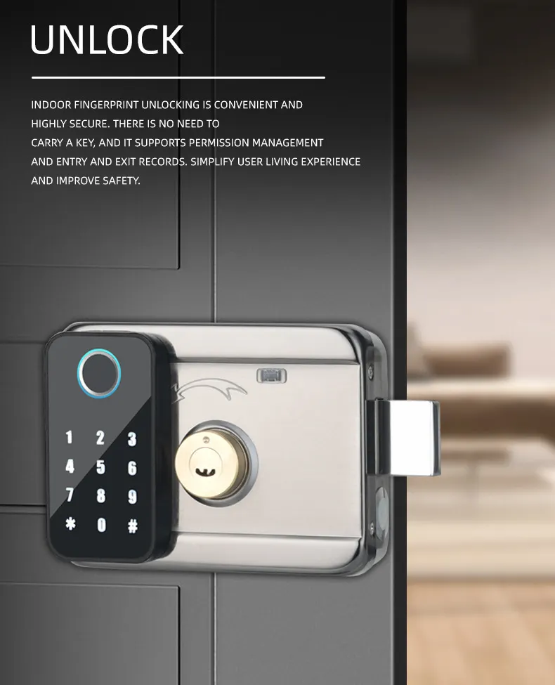 TYSH Tuya Remote Smart Door Lo - Smart Home Ezviz ulasan dan harga