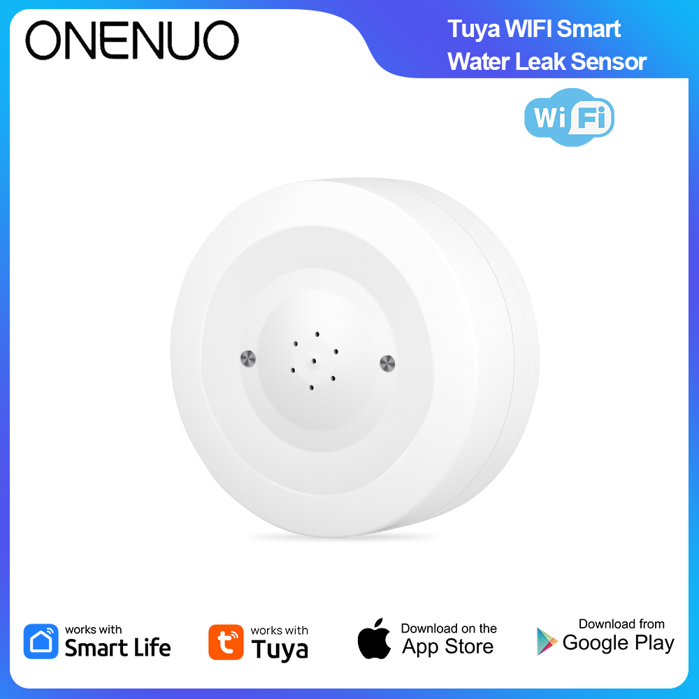 ONENUO WiFi Tuya Water Leak Se - Wifi Water Sensor ulasan dan harga