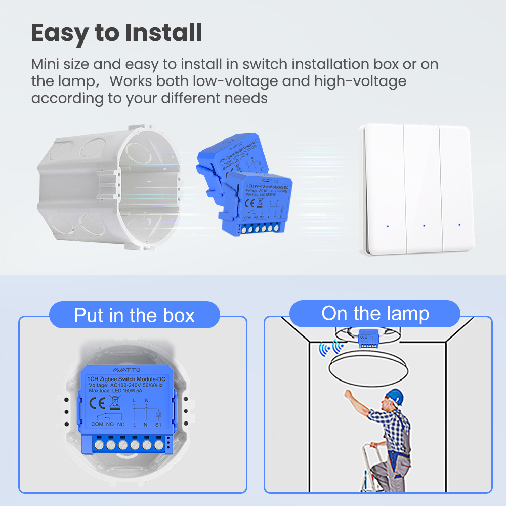 AVATTO WiFi/ZigBee Smart Dry C - Smart Home Miniature ulasan dan harga