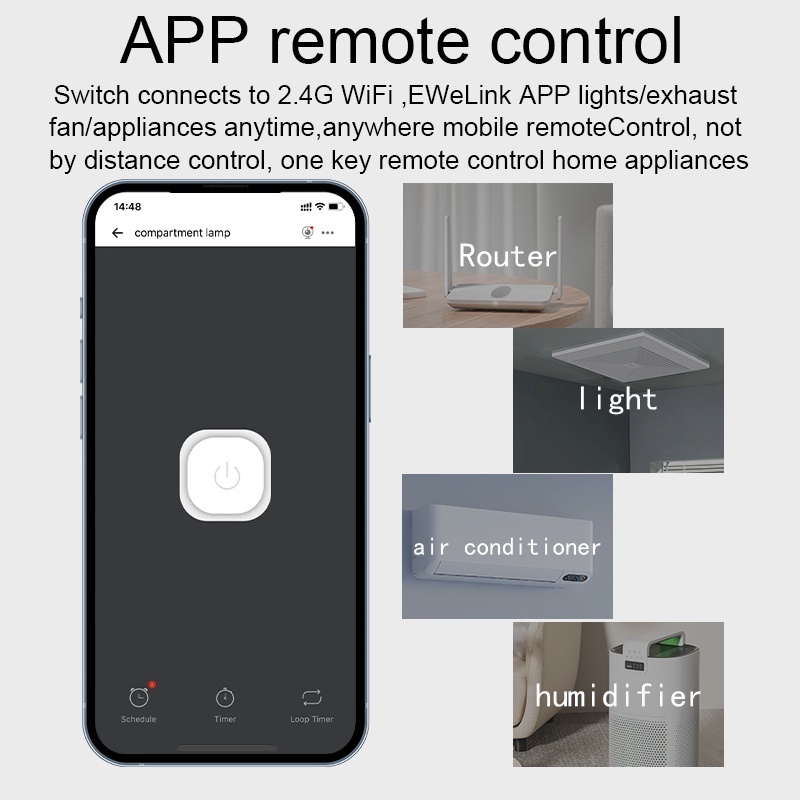 Ewelink WiFi Smart Switch Mini - Smart Home Voice Assistant ulasan dan harga