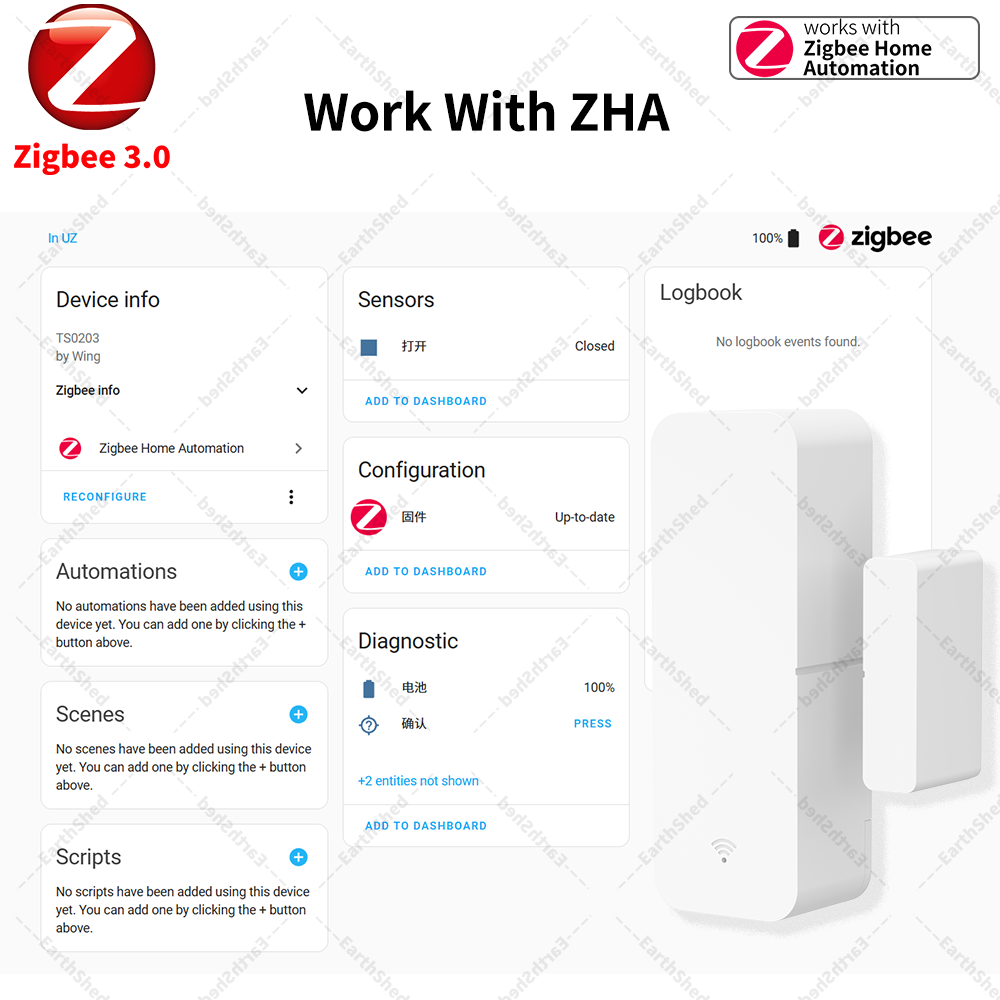 Zigbee 3.0 Door Sensor Window  - Smart Home Yandex ulasan dan harga