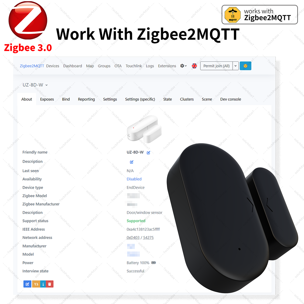 Zigbee 3.0  Door Window  Senso - Smart Home Yandex ulasan dan harga