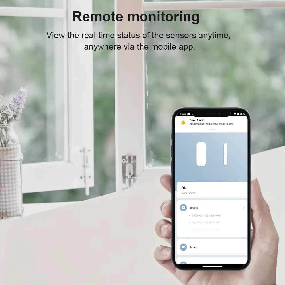 Zigbee 3.0 Door Window Sensor  - Smart Home Yandex ulasan dan harga