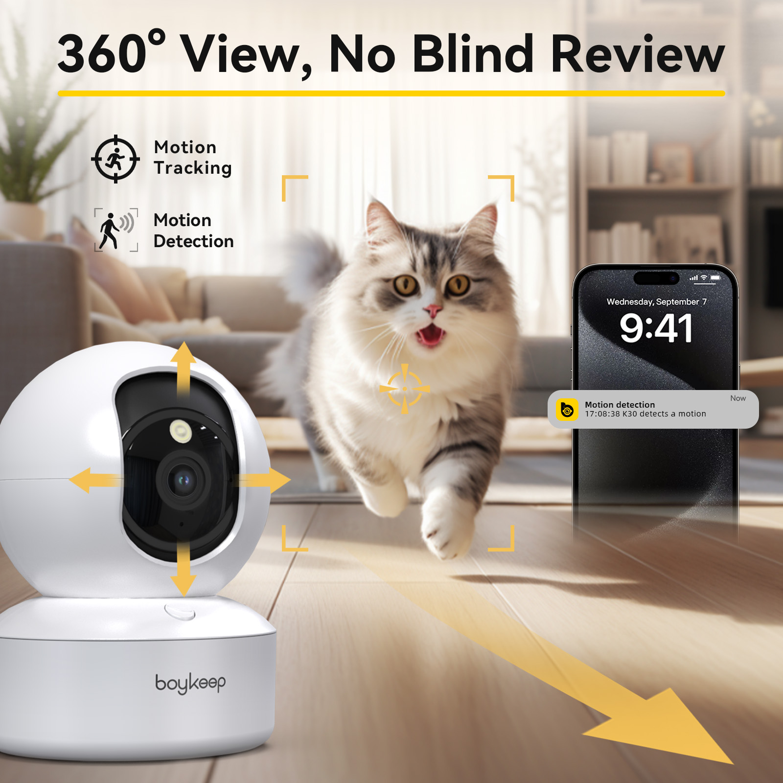 BoyKeep Smart Camera 2K Securi - Smart Home Battery Camera Ezviz ulasan dan harga