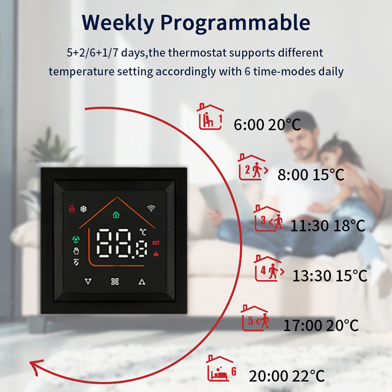 Smart WiFi Thermostat Works Tu - Smart Home Tools ulasan dan harga