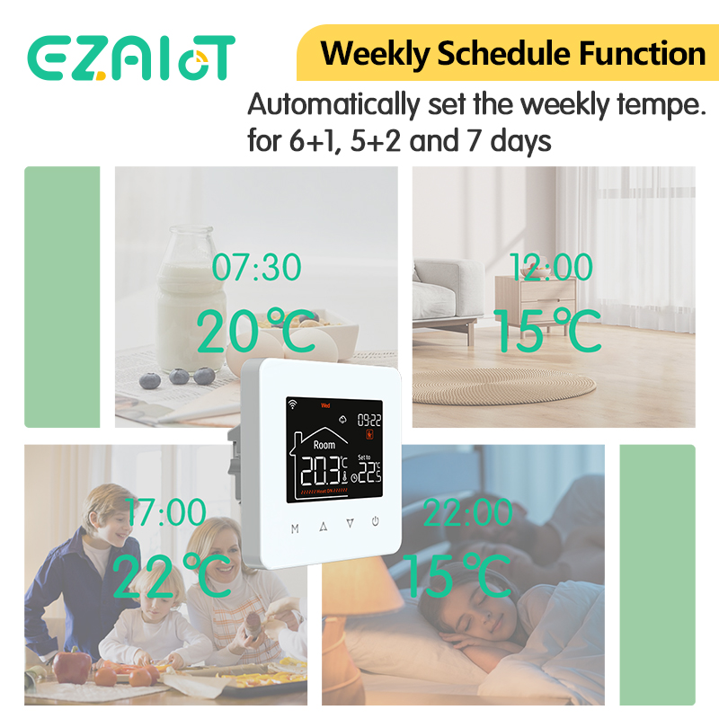 Smart WiFi Thermostat for Elec - Smart Home Yandex ulasan dan harga