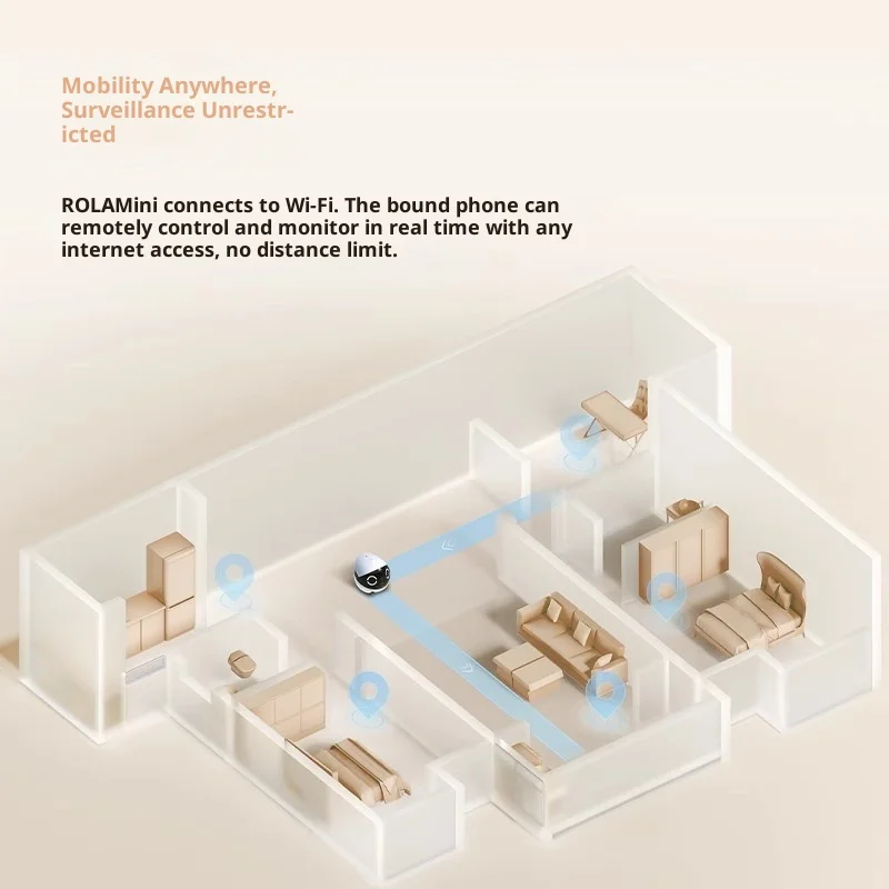 Enabot ROLA Mini Smart Robot I - Smart Home Furniture ulasan dan harga