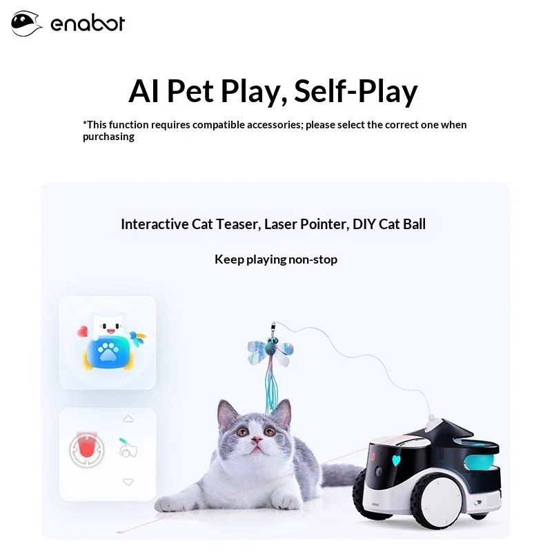 Enabot ROLA PetPal Smart Robot - Smart Home Monitor ulasan dan harga