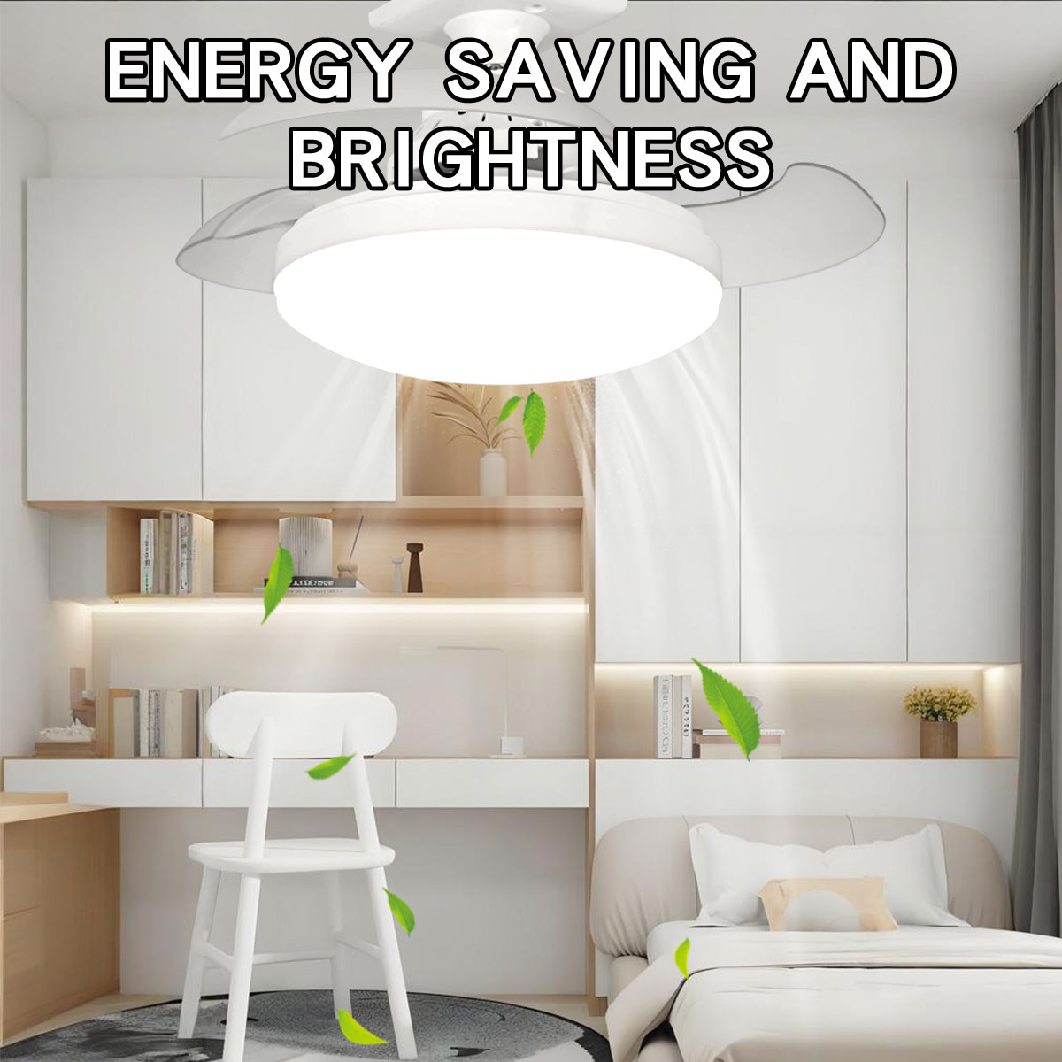 Three-Color Dimming LED E27 Ce - Smart Bathroom Fan ulasan dan harga