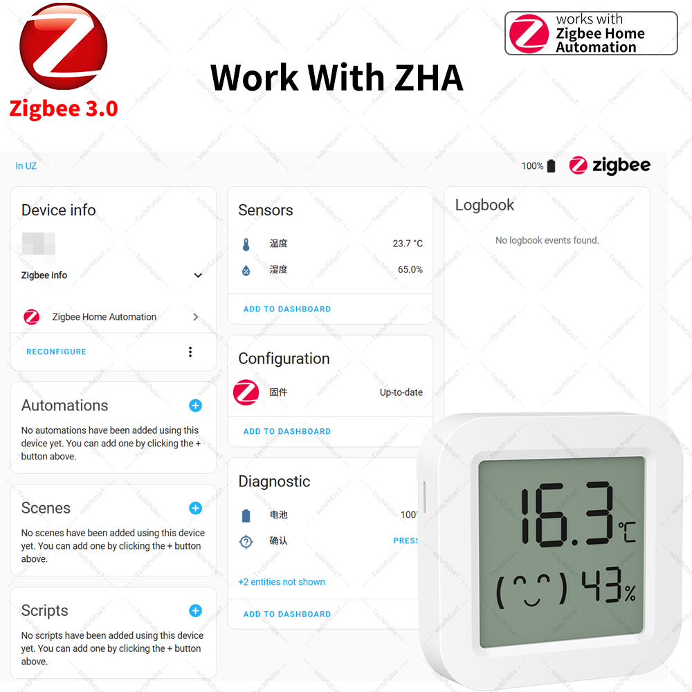 Zigbee 3.0 Sensor Temperature  - Smart Home Yandex ulasan dan harga