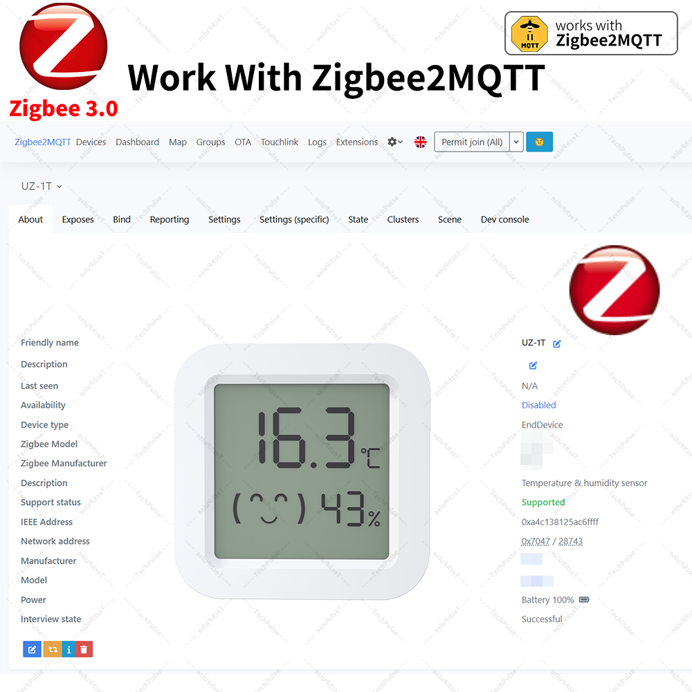 Zigbee 3.0 Sensor Temperature  - Smart Home Yandex ulasan dan harga