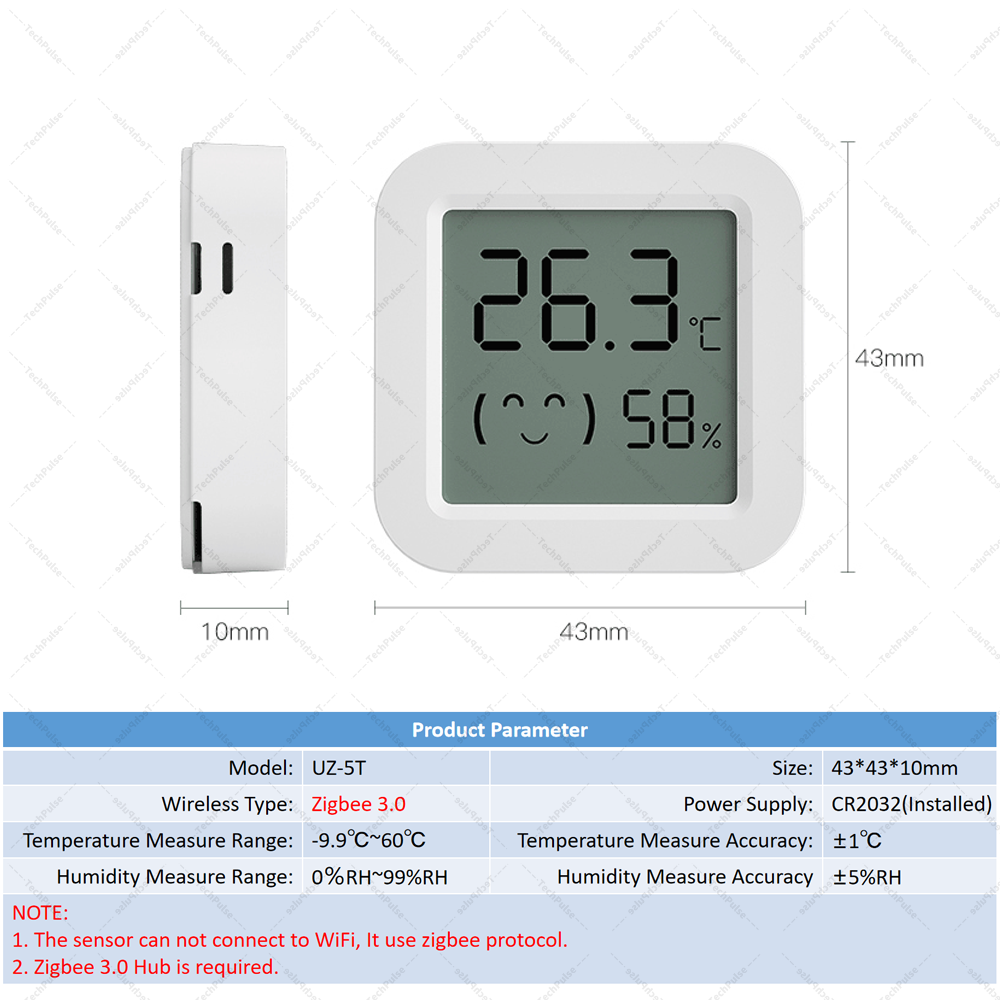 Zigbee 3.0 Sensor Temperature  - Smart Home Yandex ulasan dan harga