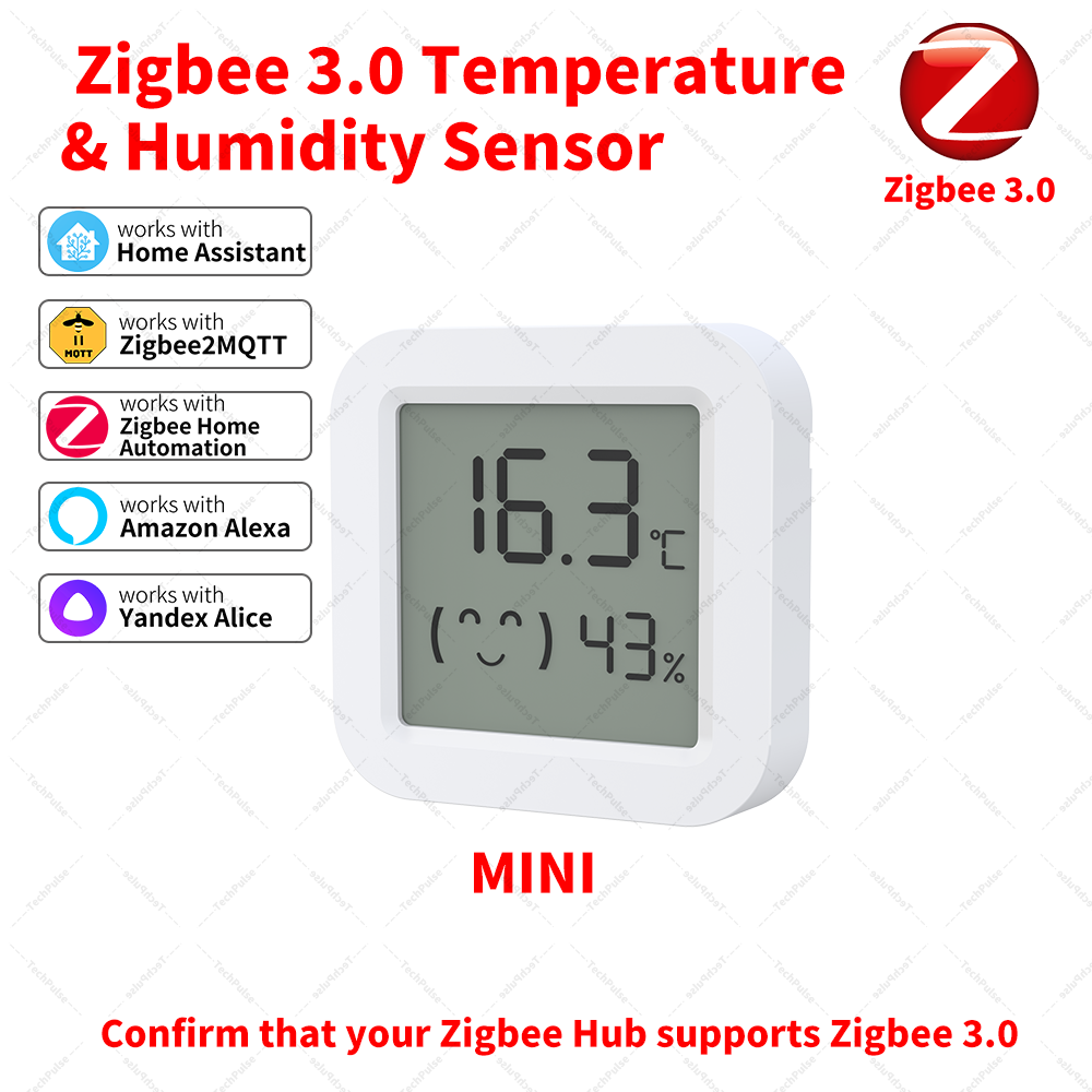 Zigbee 3.0 Sensor Temperature  - Smart Home Yandex ulasan dan harga