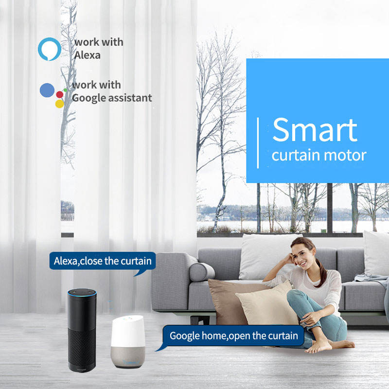 Tuya Matter Wifi Curtain Motor - Smart Home Voice Assistant ulasan dan harga