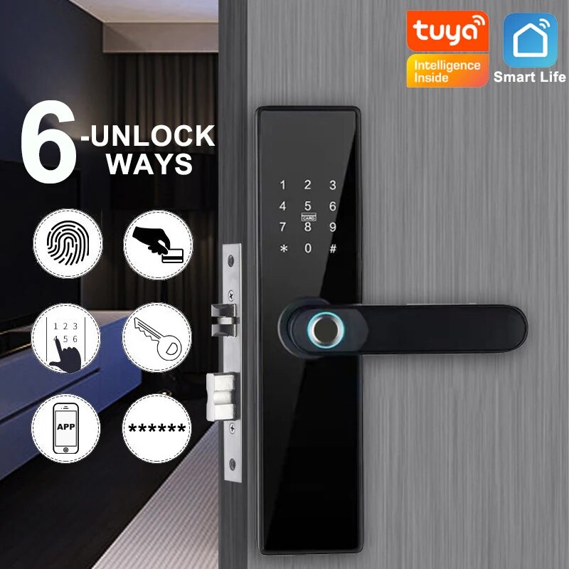 Tuya Wifi Smart Lock Fingerpri - Smart Home Ezviz ulasan dan harga