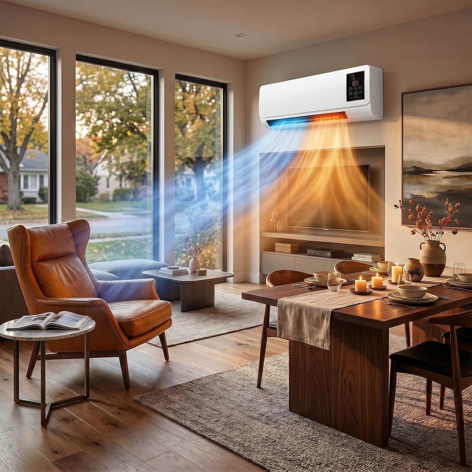Wall Mounted Air Conditioner F - Smart Bathroom Fan ulasan dan harga