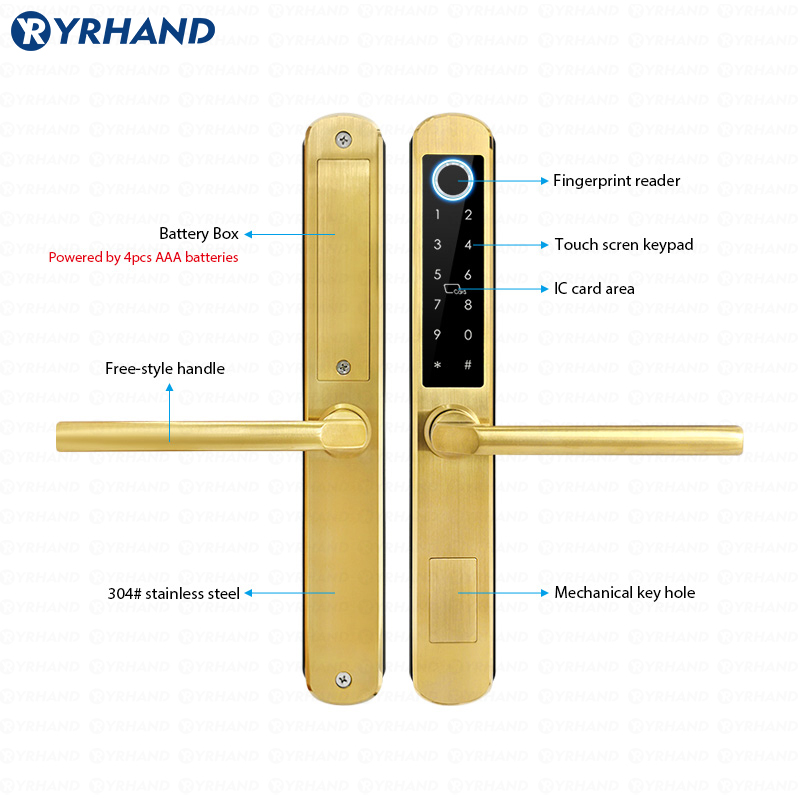 IP66 Gold Stainless steel Slid - Smart Home Ezviz ulasan dan harga