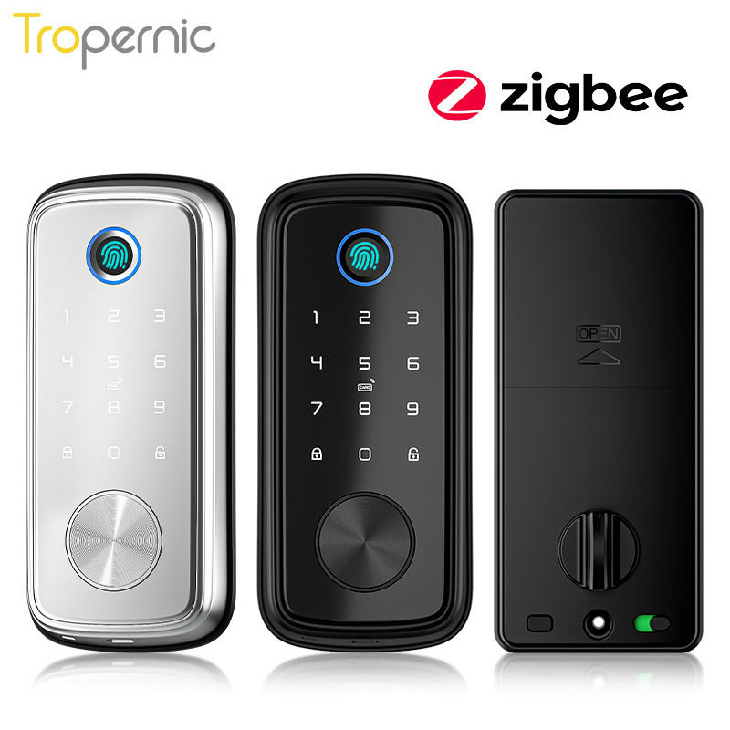 Tuya Zigbee Door Deadbolt Lock - Smart Home Gateway ulasan dan harga