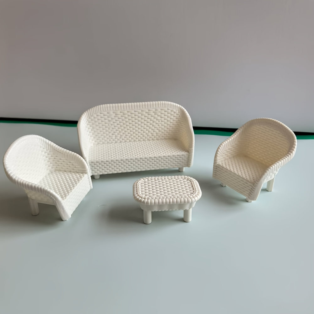 4 Mini Coffee Table and Chair  - Smart Home Furniture ulasan dan harga
