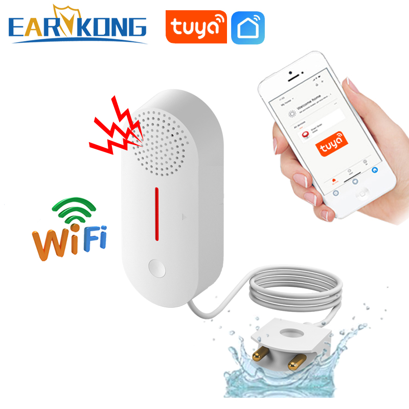 EARYKONG Tuya WiFi Water Leaka - Wifi Water Sensor ulasan dan harga
